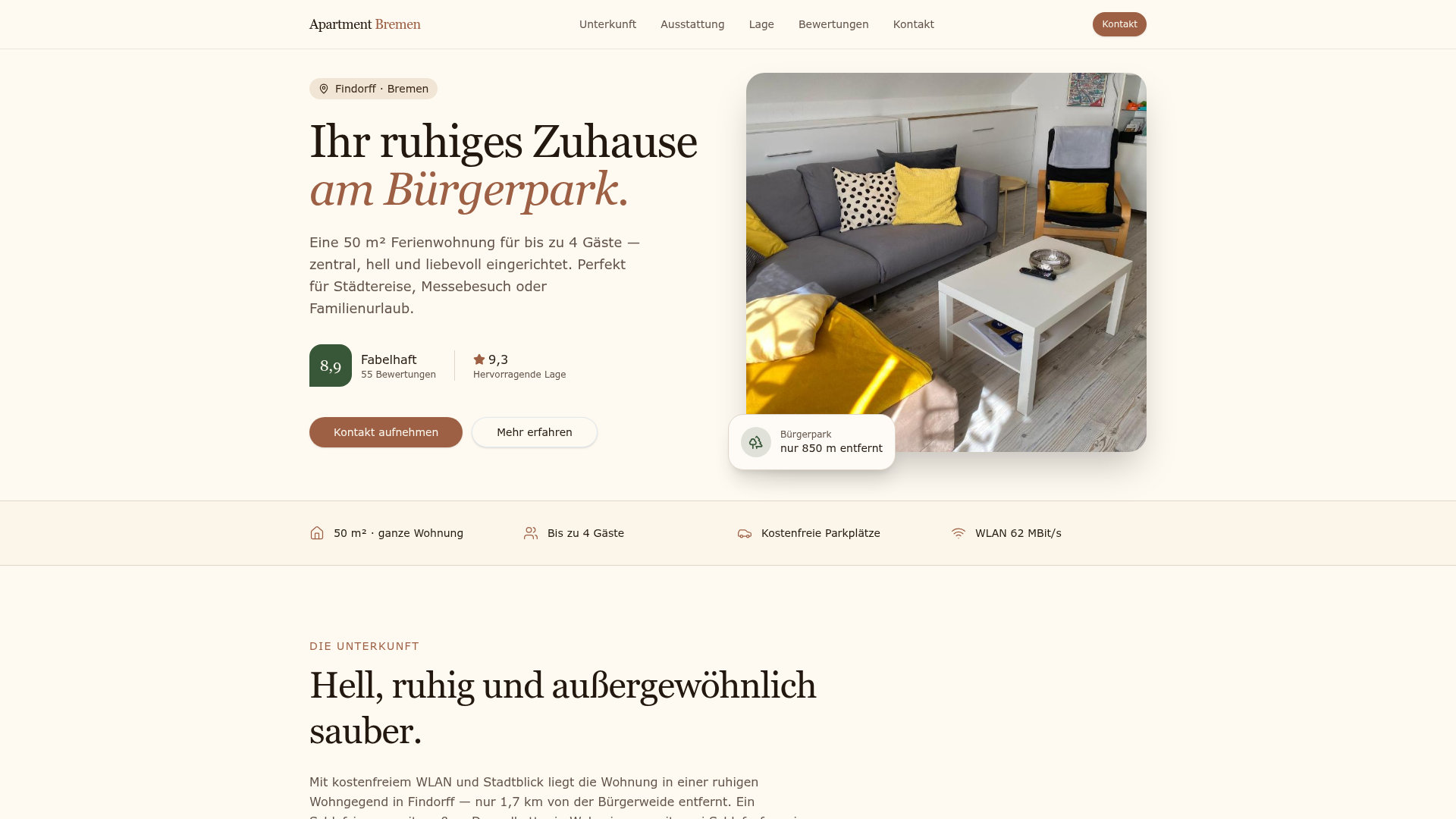 Vorschau Apartment Bremen